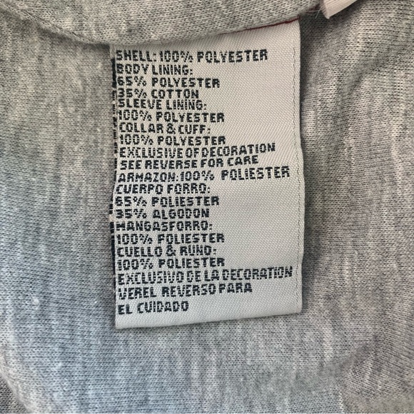 Men's Red Indiana University Sports Pullover Windbreaker Jacket Size XXL - Picture 11 of 11